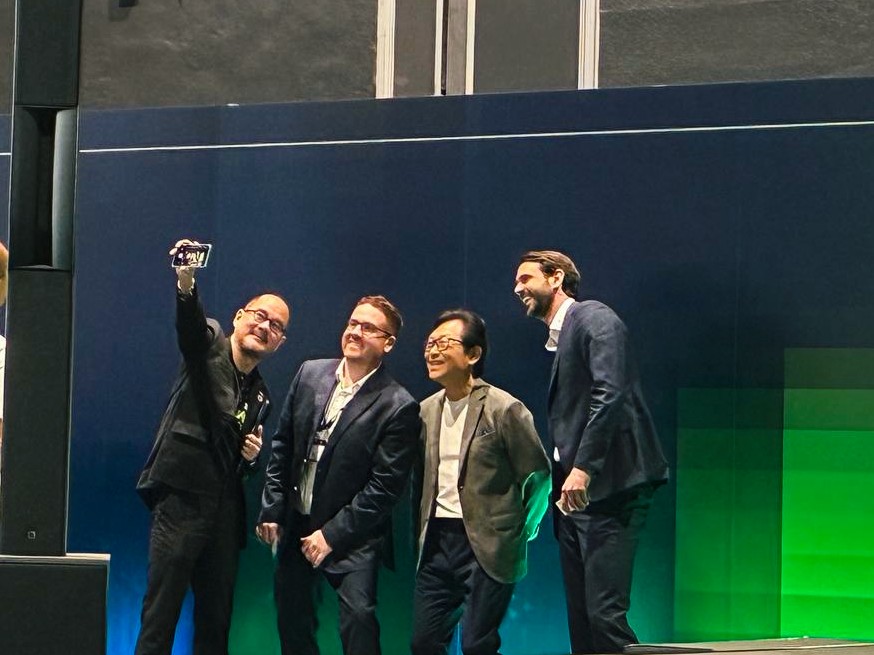 LEAP East panel group photo on the Orbital Stage