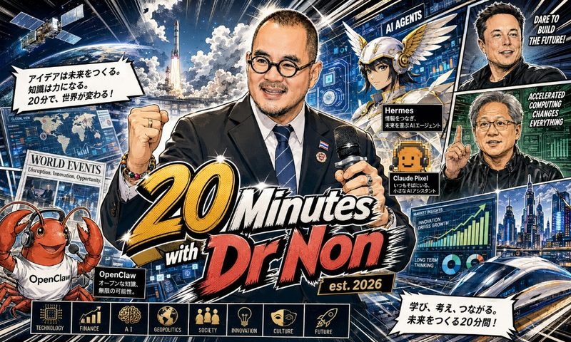 20 Minutes with Dr Non podcast banner
